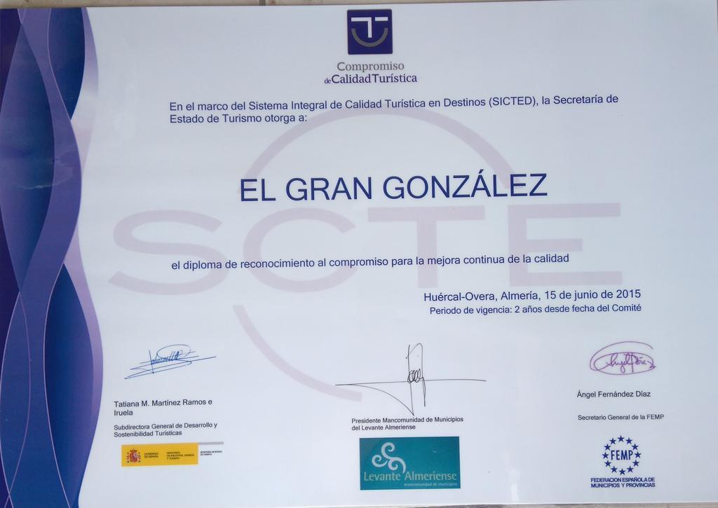 El Gran Gonzalez Viviendas Con Fines Turisticos Mojacar Exterior photo